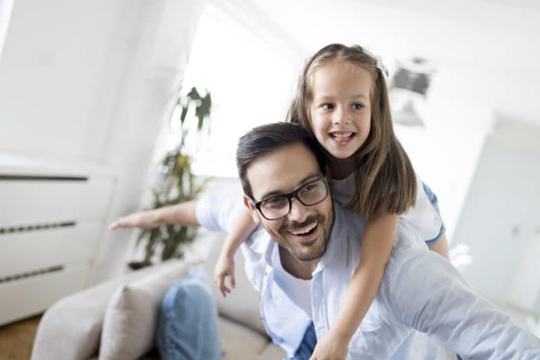 dad-and-daughter-in-air-conditioned-home