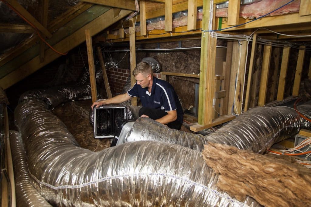 Ducted air conditioning